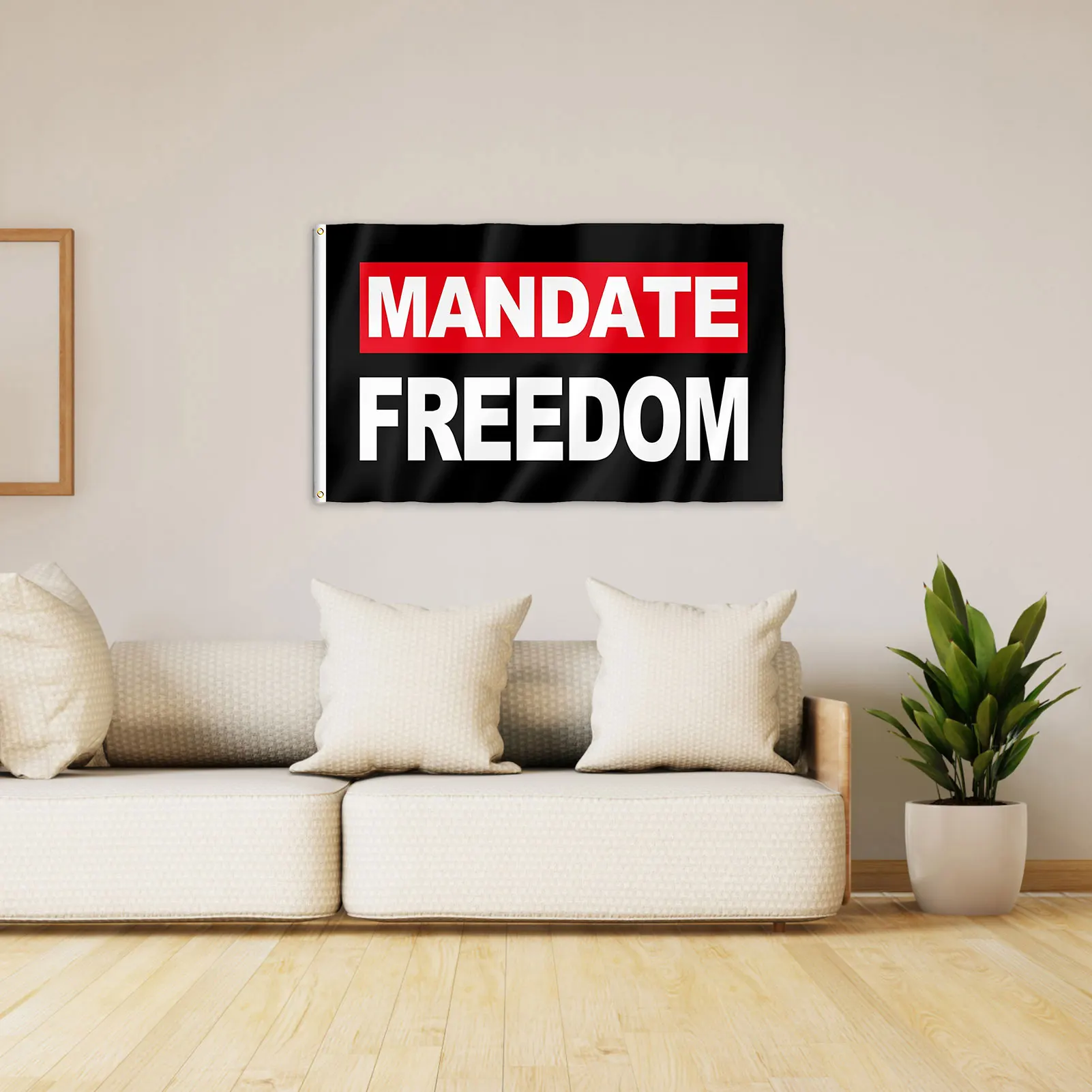 

Mandate Freedom Flag Double-sided Banners With Metal Grommet Anti Mandate Flag No Mandates Yard Flag House Flag Banner
