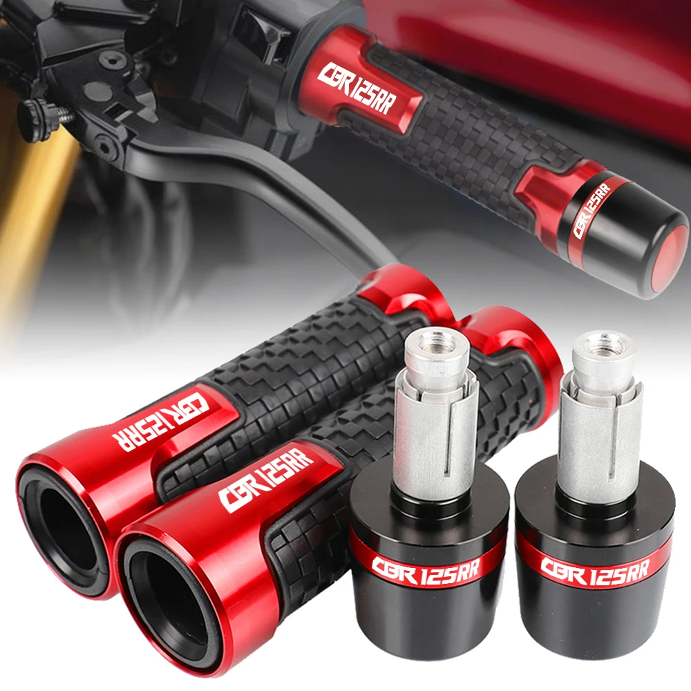 

For HONDA CBR125RR 2004-2010 2009 2008 Balanced Plug Slider Handle Gear CBR 125 RR 2005 2006 Hand Grips end cap 7/8" 22mm Moto