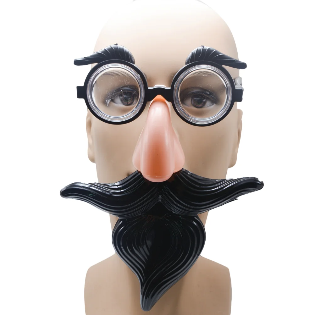 

1 Eyeglasses Creative Mustache Funny Glasses for Decoration Kids Party