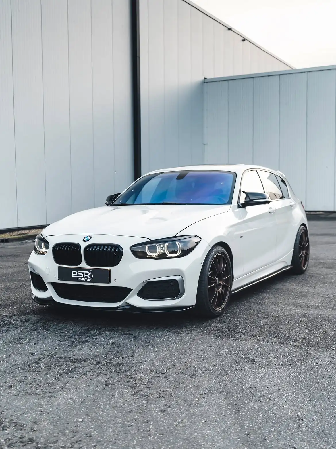 Фото Для BMW серии 1 F20 F21 118i 120i M135i M140i LCI 2015-2019 автомобильный передний бампер, спойлер, диффузор, защита, дефлектор, комплект кузова из АБС-пластика №3