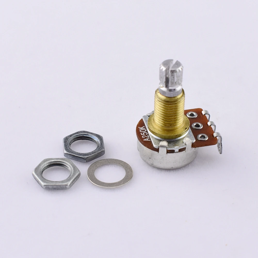 Потенциометр с латунным валом Alpha (POT) для бас-гитары электрогитары —