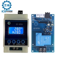 xy dt01 30a ntc temperature controller dc 6v 30v lcd display thermostat ds18b20 ntc 50k temperature sensor relay switch output