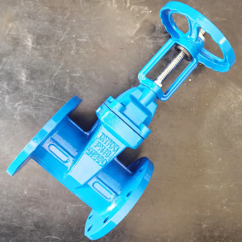 Фланцевый подъемный шпиндель TKFM dn 75 из ковкого чугуна мягкое уплотнение упругий