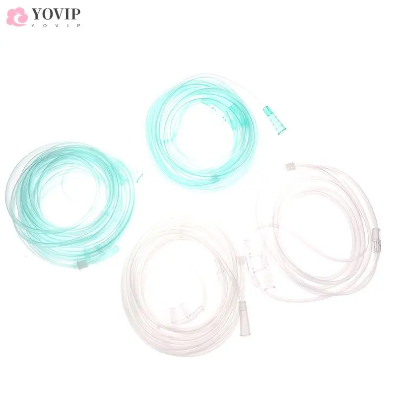 

1PCS Disposable Oxygen Tube Double Nasal Oxygen Tube Independent Packing Medical Care Machine Breathing Cannula 1.5/1.8/3/4/5M