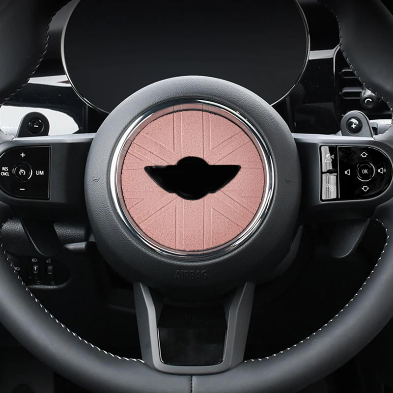 3D Наклейки На Руль Автомобиля Для MINI Cooper R50 R53 R52 R55 R56 R57 R58 R59 R60 R61 F54 F55 F56 F57 F60 Clubman PU