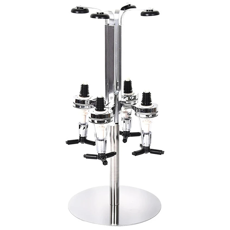 Настенная вращающаяся подставка для 4 бутылок вина