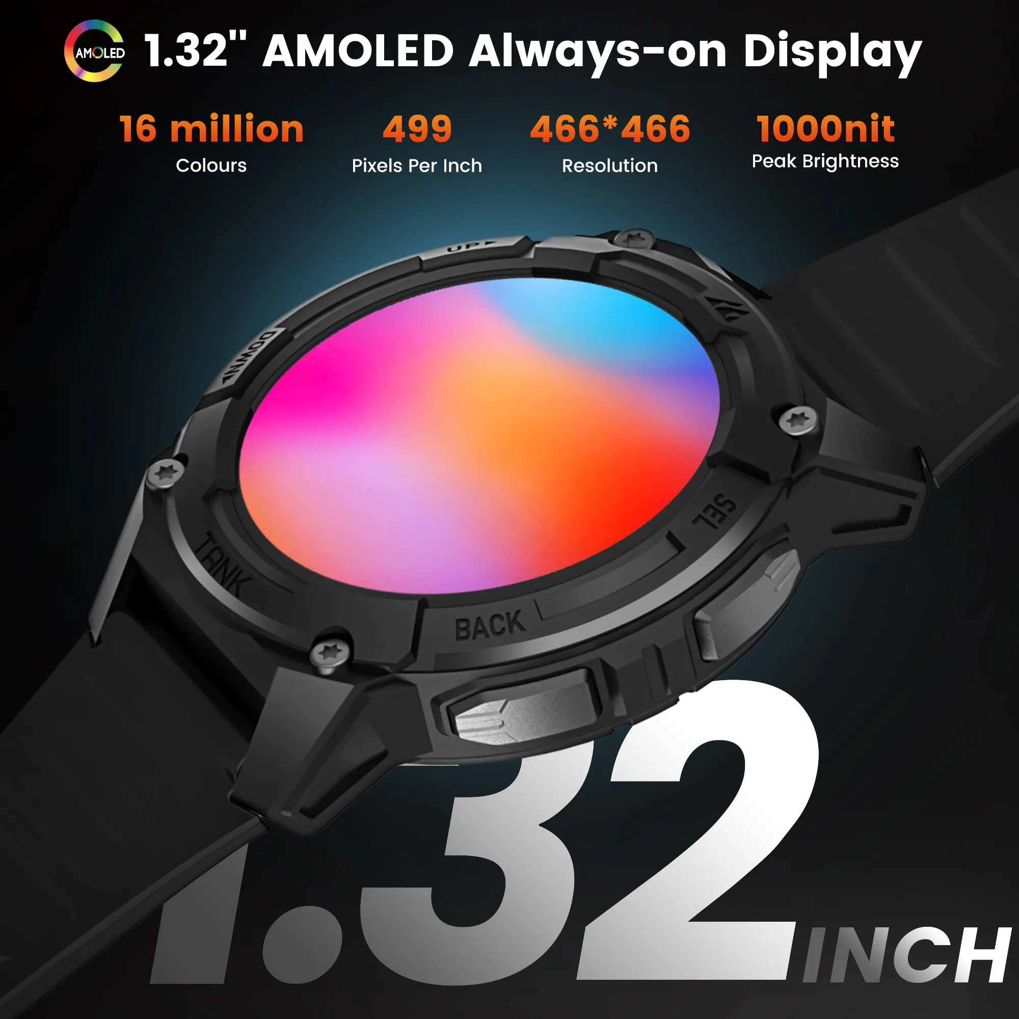 KOSPET TANK S2 GPS Смарт-часы для женщин Высотомер Барометр Компас Bluetooth Вызов AMOLED IP69K