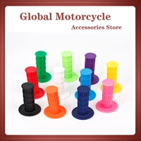 12 colours universal handle grips dirt pit bike motorcycle motocross motorbike handle bar grips for crf yzf kxf sxf ssr sdg bse