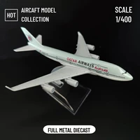 scale 1400 metal aircraft replica qatar airways boeing airplane diecast model aeroplane home office decor toys for children