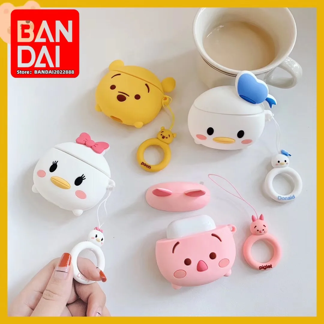 

Pooh Donald Duck AirPods Pro Protective Case for Apple Wireless Bluetooth Headset 1/2 Generation Silicone Case