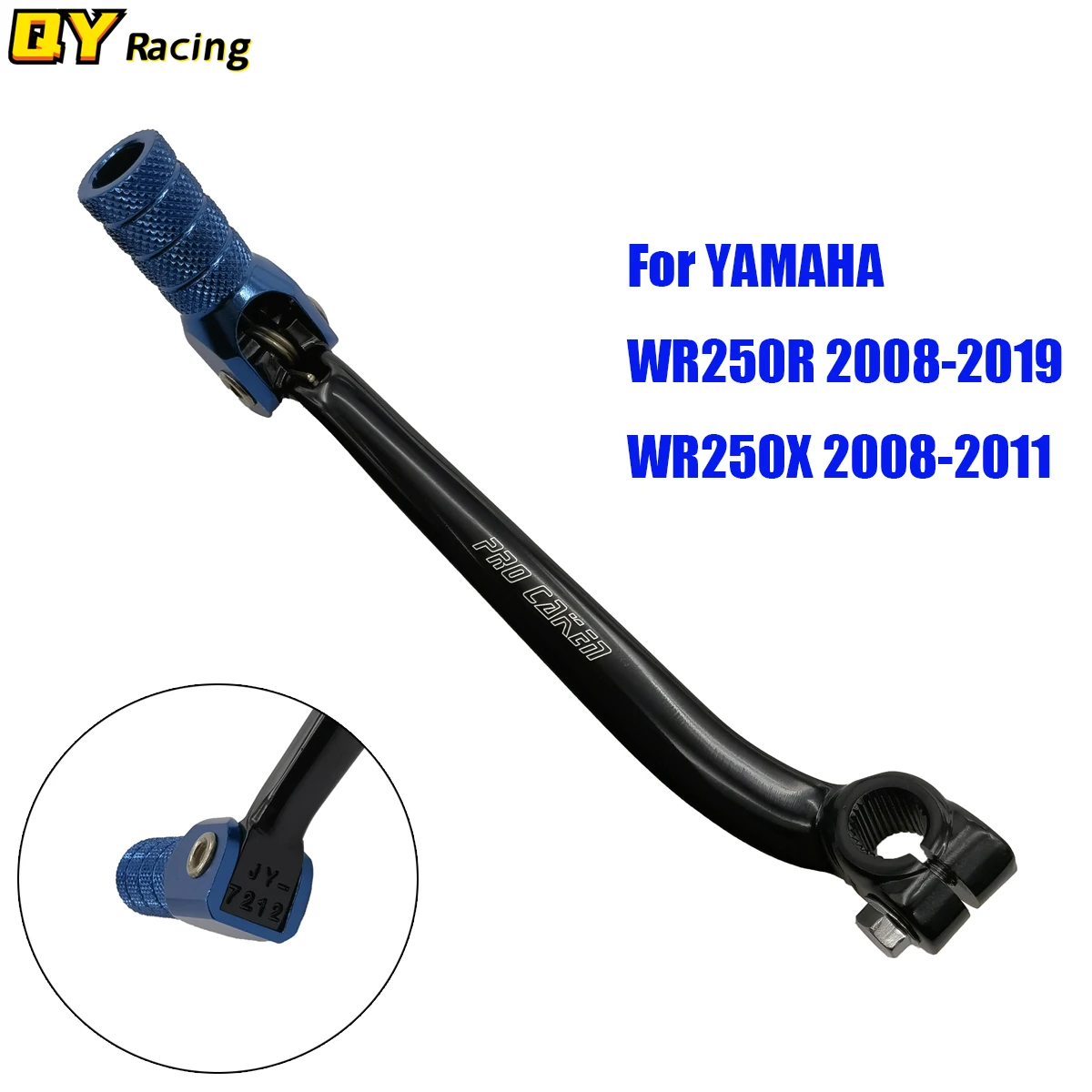

Motocross Aluminum Gear Shift Lever Folding Tip Aluminum For Yamaha WR 250R WR250R WR250X 250X 2008-2019 Pit Dirt Bike