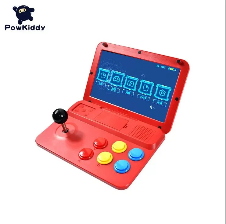 

2021 POWKIDDY A13 10 inch joystick arcade A7 architecture quad-core CPU simulator video game console retro game children's g
