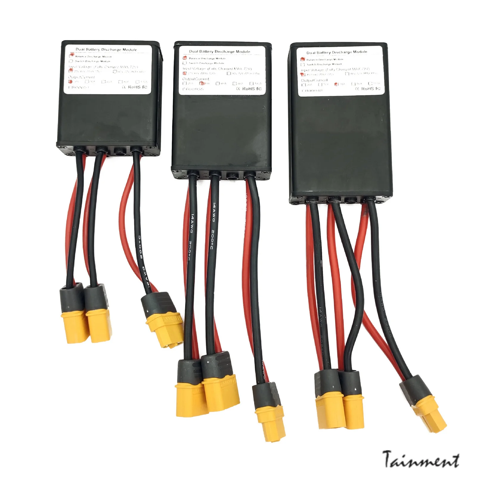 

20/30/40A Electric Bicycle 2Battery Discharge Converter Parallel Module Simultaneous Discharge 20V-72V Balanced Discharge Module