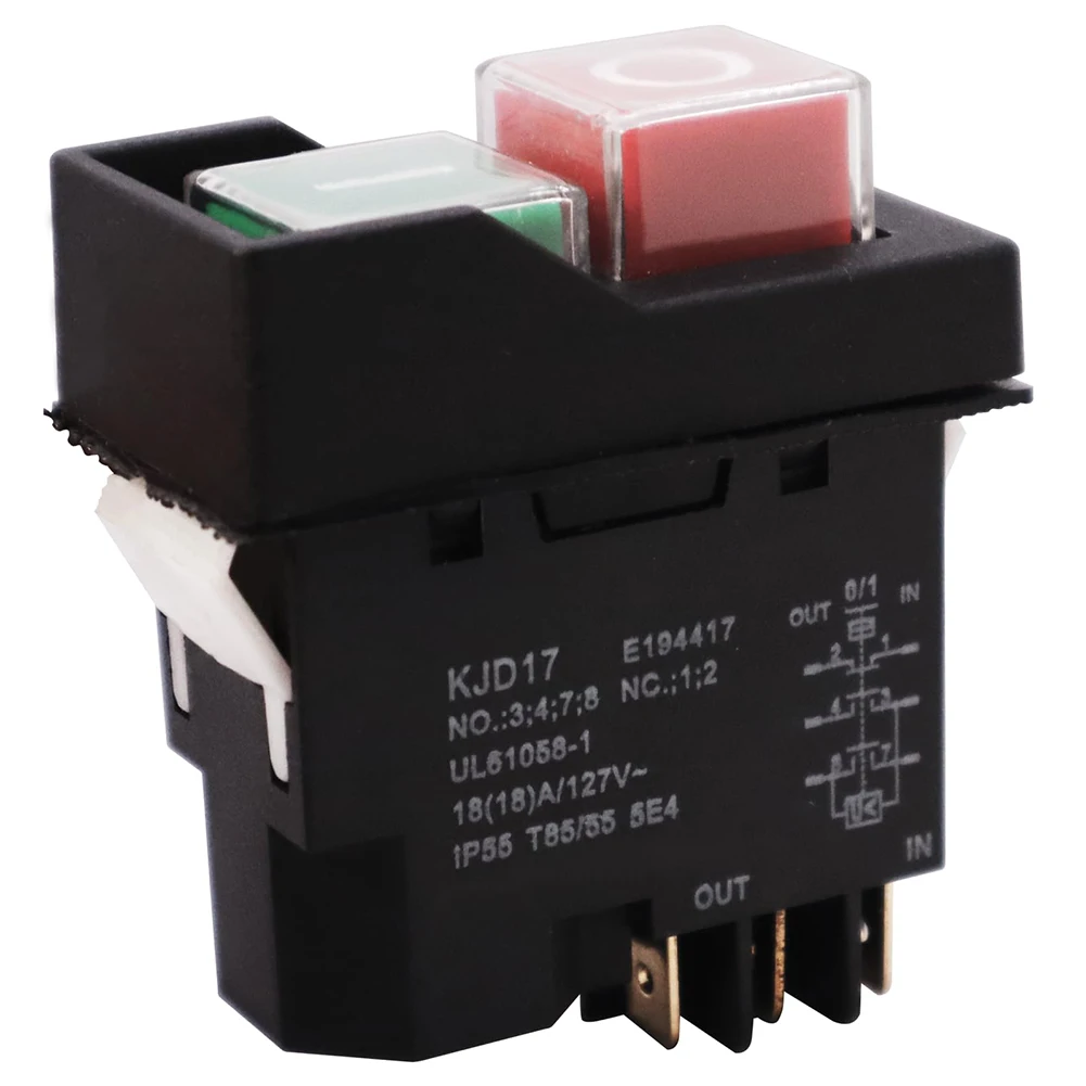 Запасная часть для настольной пилы кнопочный переключатель KJD17