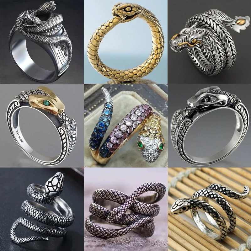 

Unique Style Female Zodiac Dragon Animal Ring Rose Gold Engagement Ring Women's Retro Wedding Attendance Banquet Ring