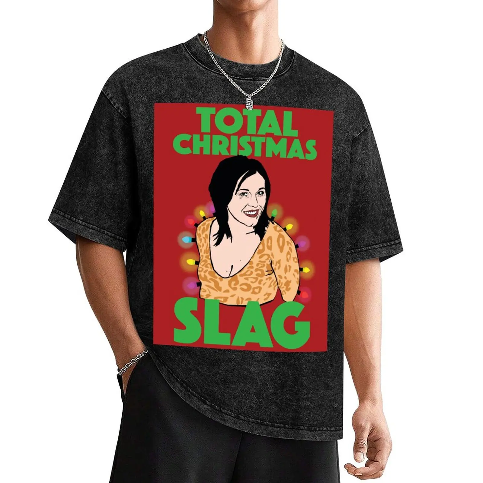 Футболка Kat Slater - TOTAL CHRISTMAS SLAG Eastenders (Jessie Wallace) с рисунком футболка Louboutins мужская