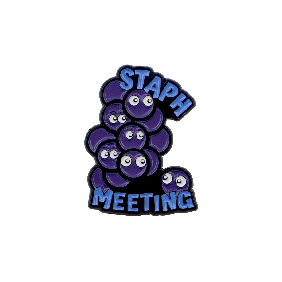 Эмалированные Броши с цитатами стафилококк значки на лацкан рюкзака модные