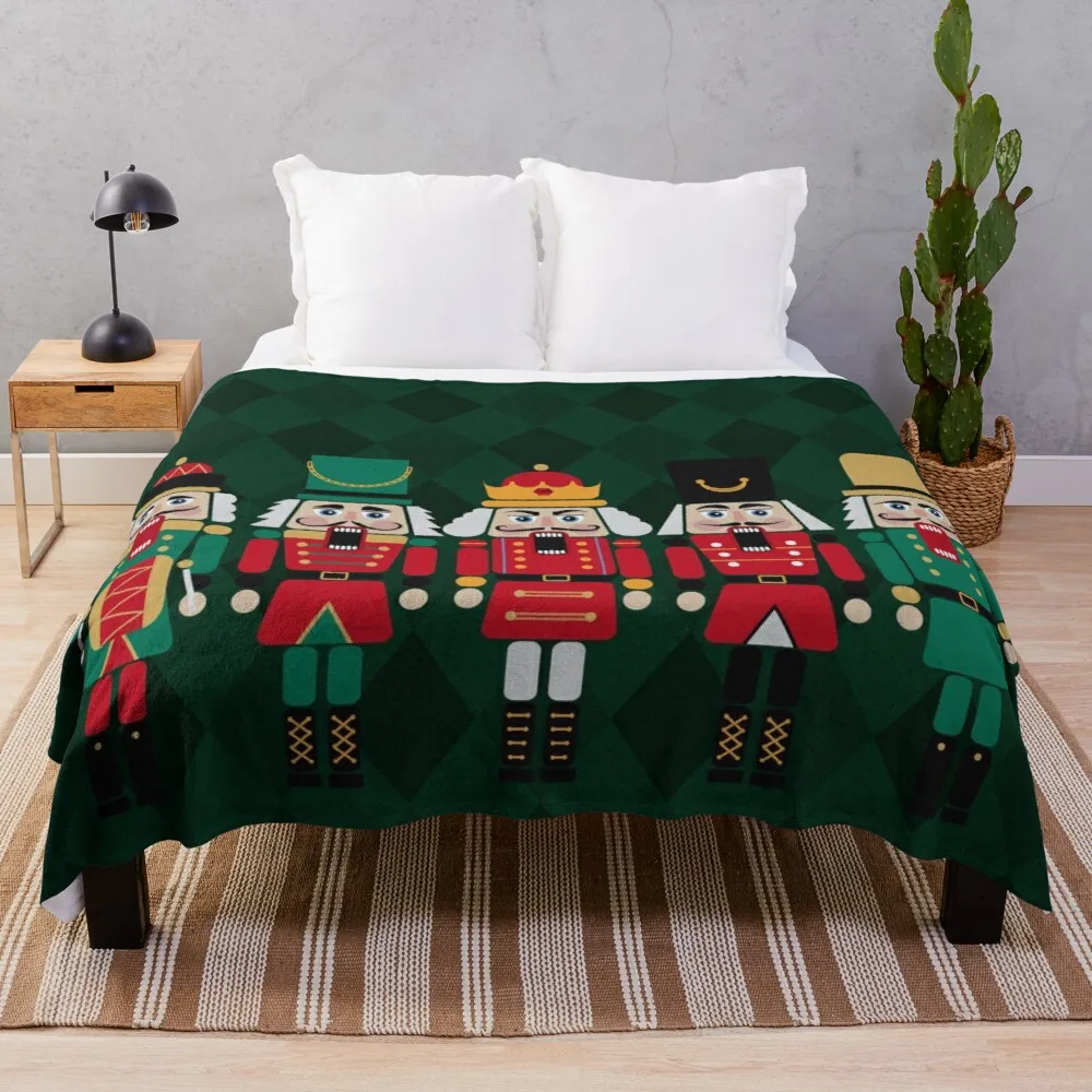

The Nutcrackers Throw Blanket Cute Blanket Plaid Blankets For Bed