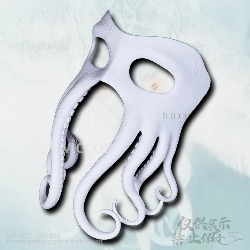 Аниме Ктулху щупальце косплей пушистая маска Cos 3d принт голова пушистый реквизит