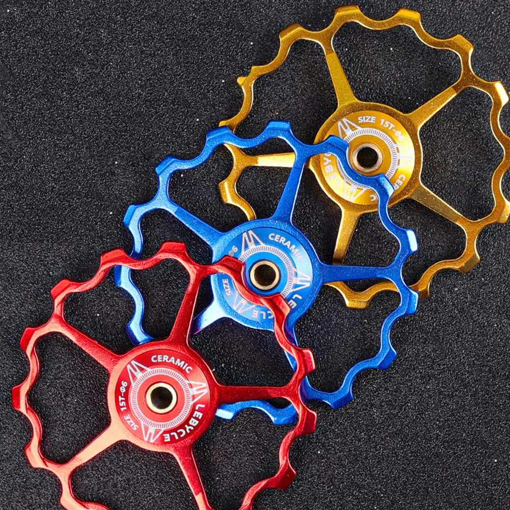 

11-15T колесо MTB стальной подшипник Jockey PulleyRoad велосипед Алюминиевый сплав задний переключатель подшипника направляющее колесо аксессуары