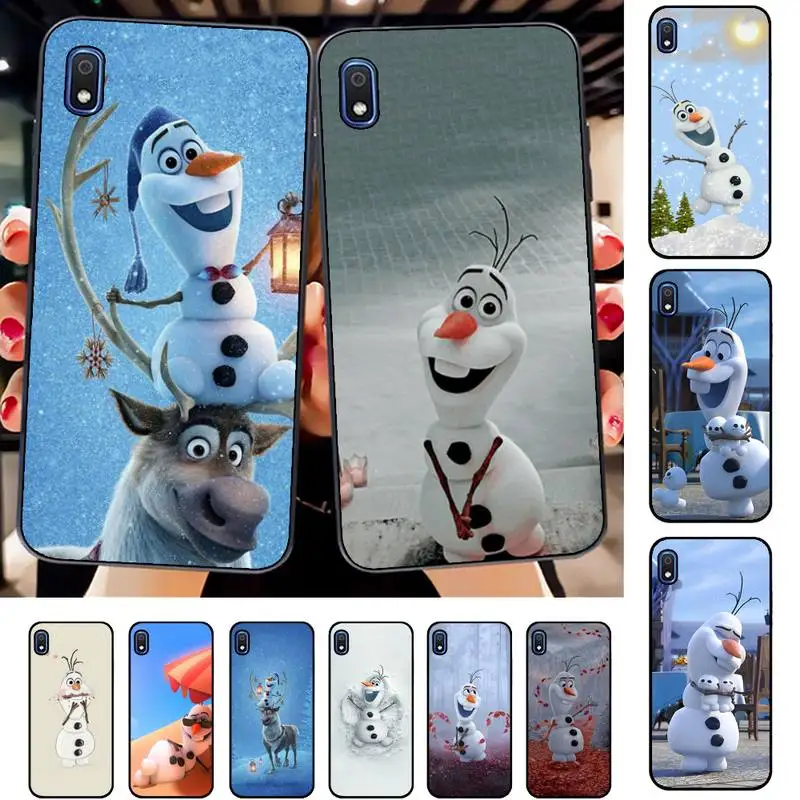 

Disney Olaf Snowman Frozen Phone Case for Samsung A51 01 50 71 21S 70 31 40 30 10 20 S E 11 91 A7 A8 2018