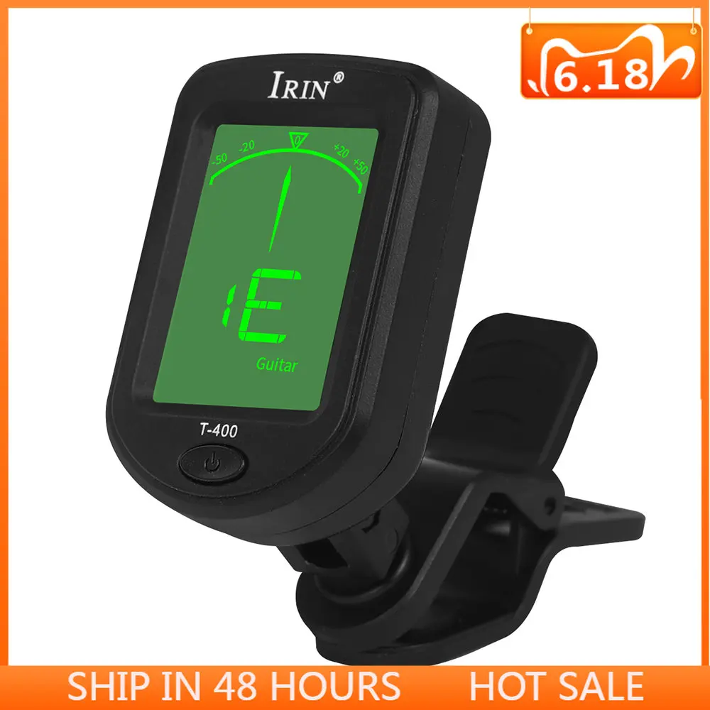 

Guitar Tuner Digital Rotatable Clip-On Tone Tuner LCD Display for Acoustic Guitar Bass Ukulele Violin Guitar Parts & Accessories