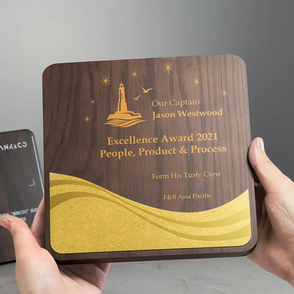 

Превосходный сертификат о гравировке из Букового дерева, вдохновленная лёгкой памятная медаль