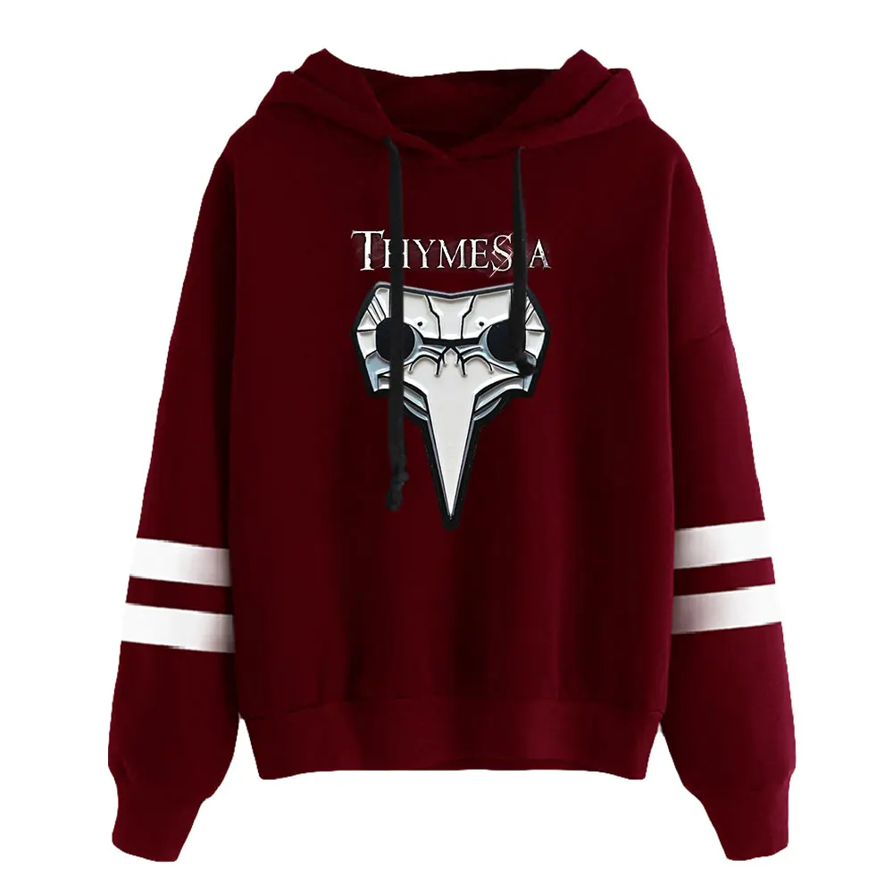 Thymesia Game Unisex Pocketless Parallel Bars Sleeves Sweatshirts Women Men Hoodie Casual Style Harajuku Clothes