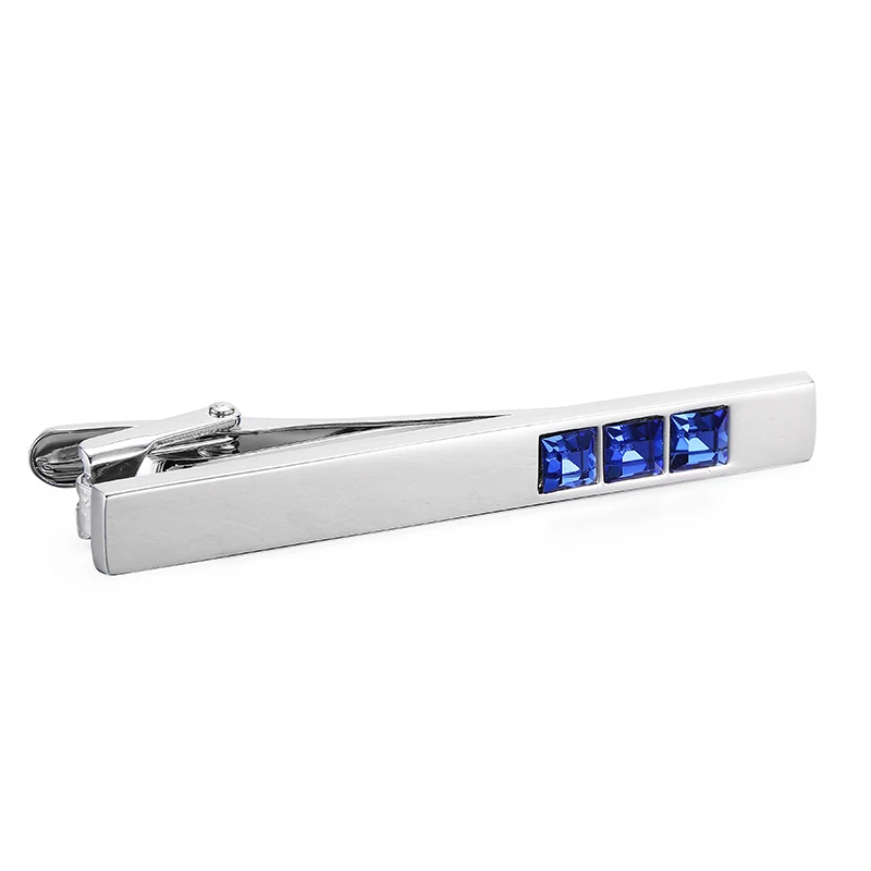 Классические Зажимы для галстука мужчин и женщин металлические роскошные зажимы