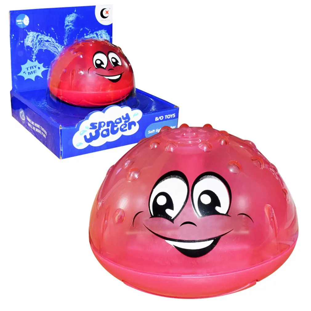 

Забавные детские Игрушки для ванны, Детский Электрический индукционный спринклер, шар светильник кой, музыка, детские водные игрушки для ку...