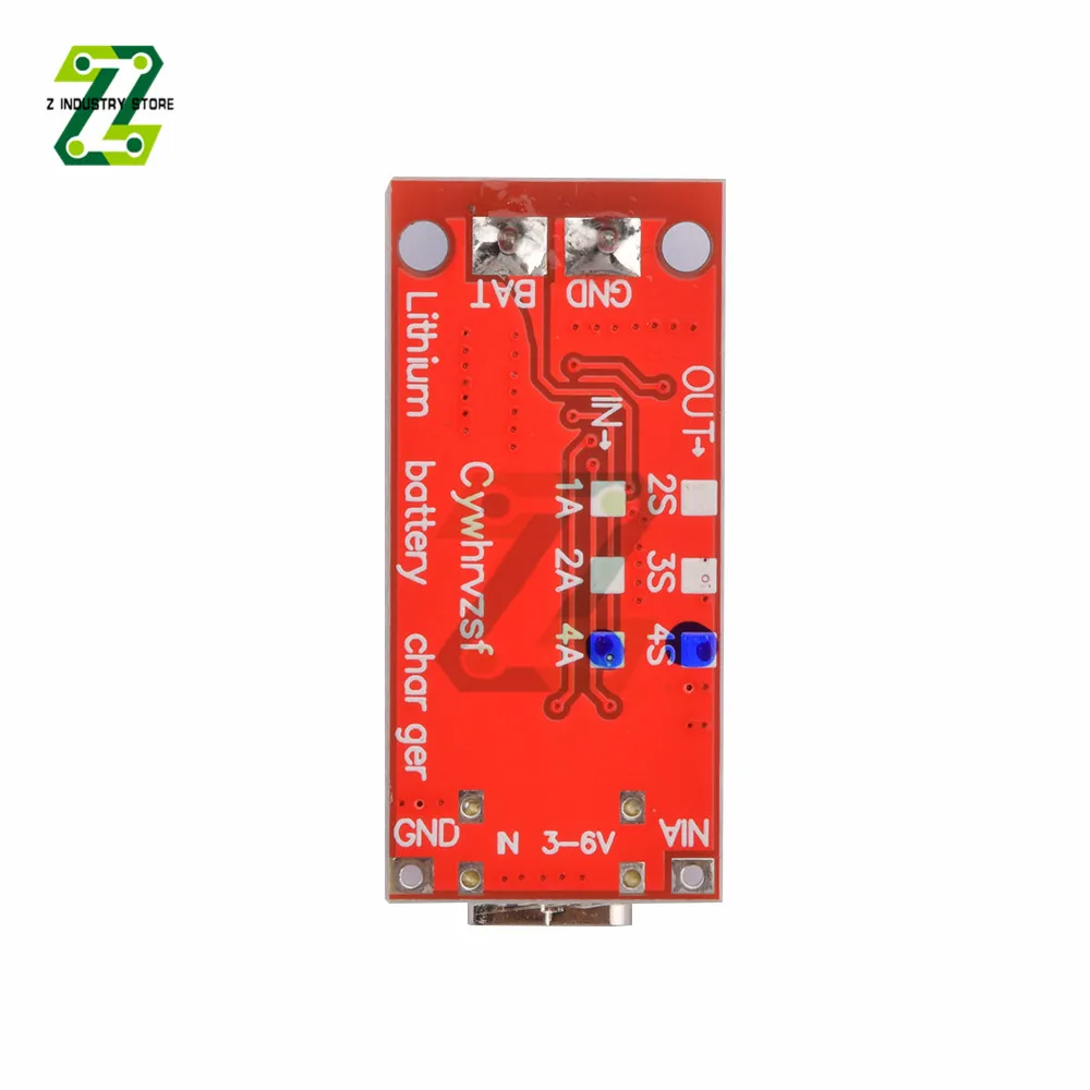 18650 Lithium Battery Step-Up Boost LiPo Polymer Li-Ion Charger Multi-Cell 2S3S 4S Type-C To 8.4V 12.6V 16.8V Lithium-ion Charge images - 6