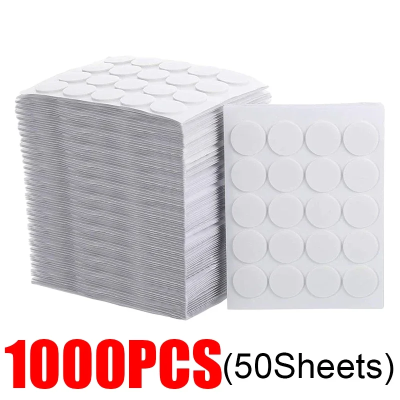 Наклейки для фитилей свечей белые 100/1000 шт