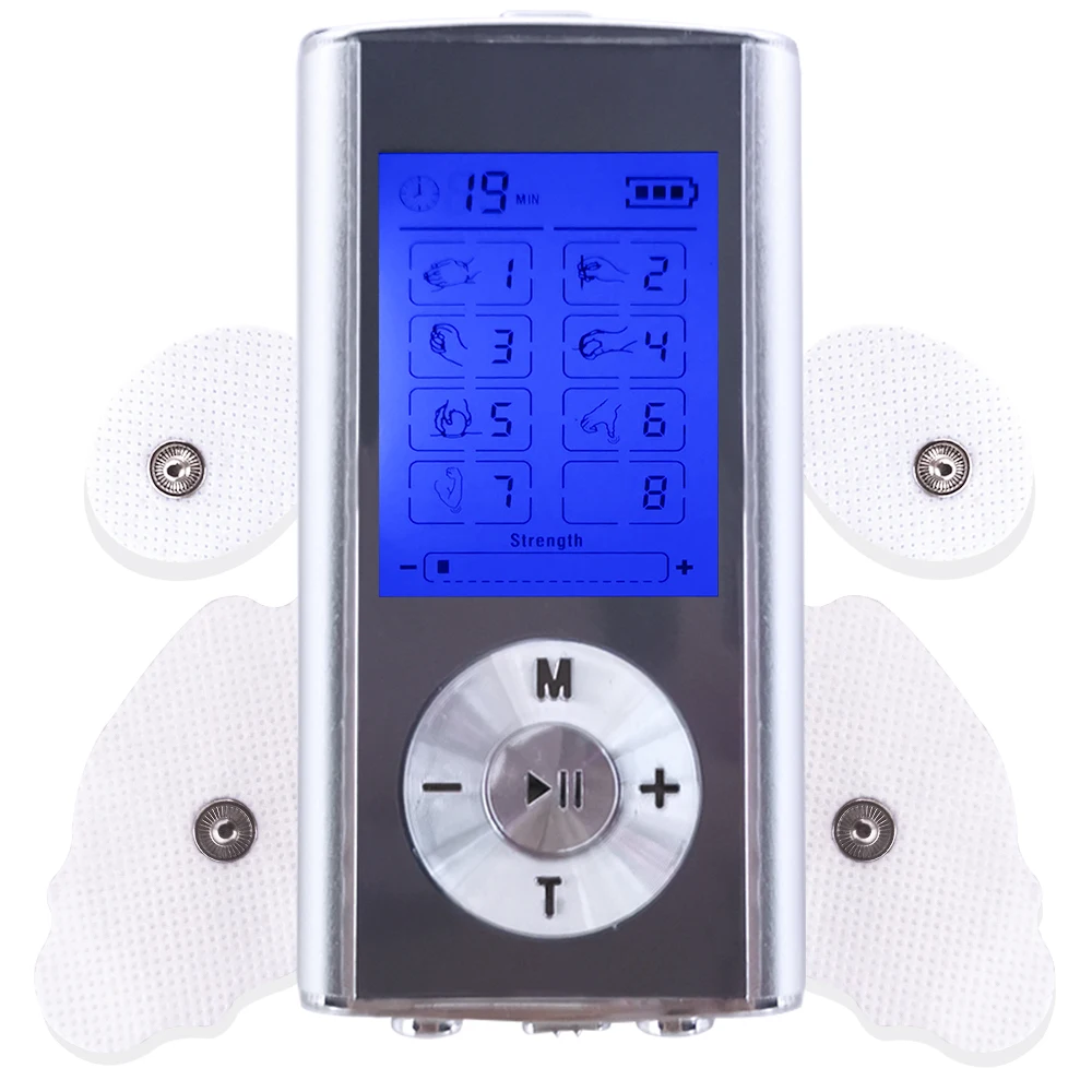 8-режимный электрический стимулятор мышц Tens Ems иглоукалывание массажер для лица и