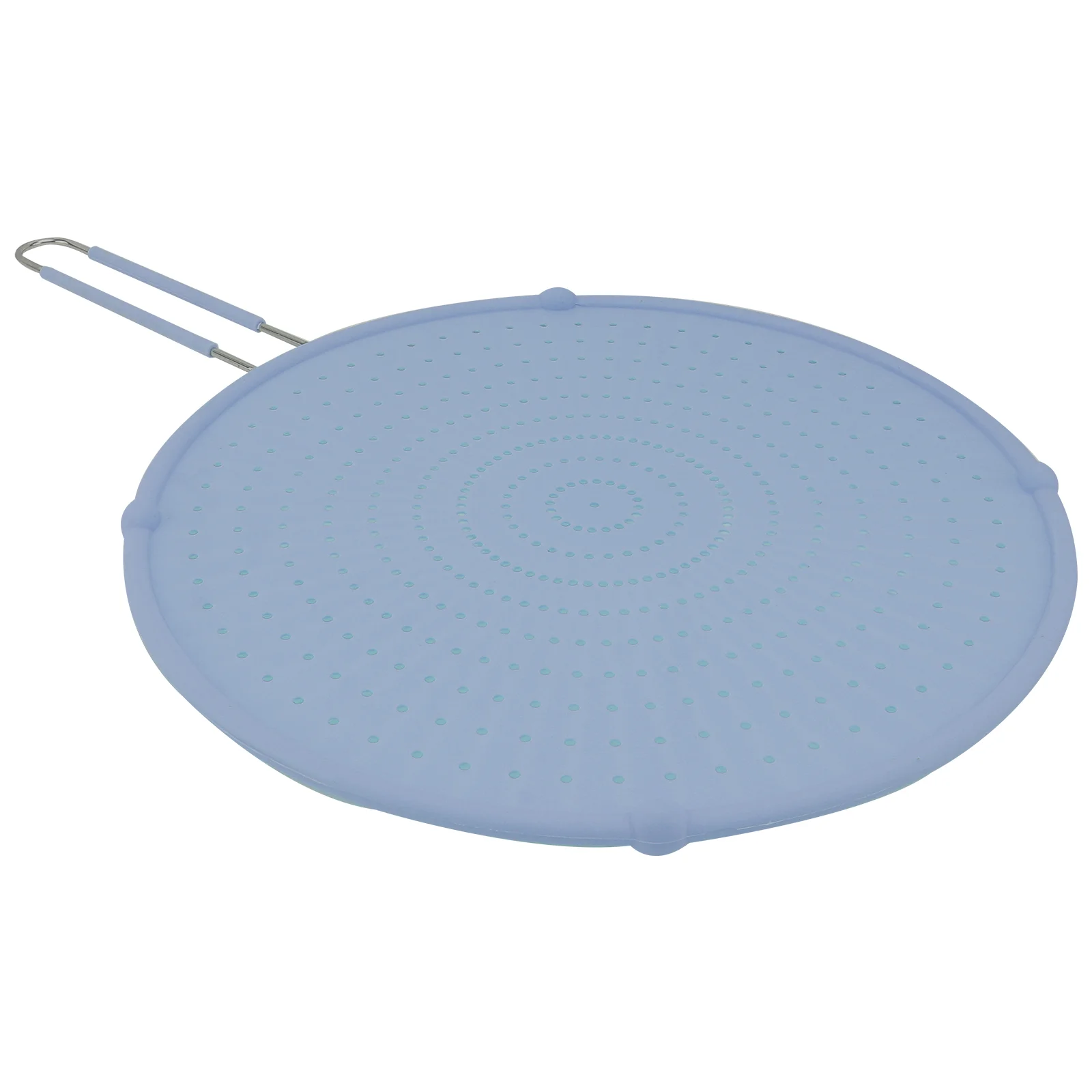 

Splatter Guard Cover Frying Shield Oil Cooking Anti Pan Potscreenprotector Stove Fry Net Splashing Mesh Handle Fine Bacon Multi