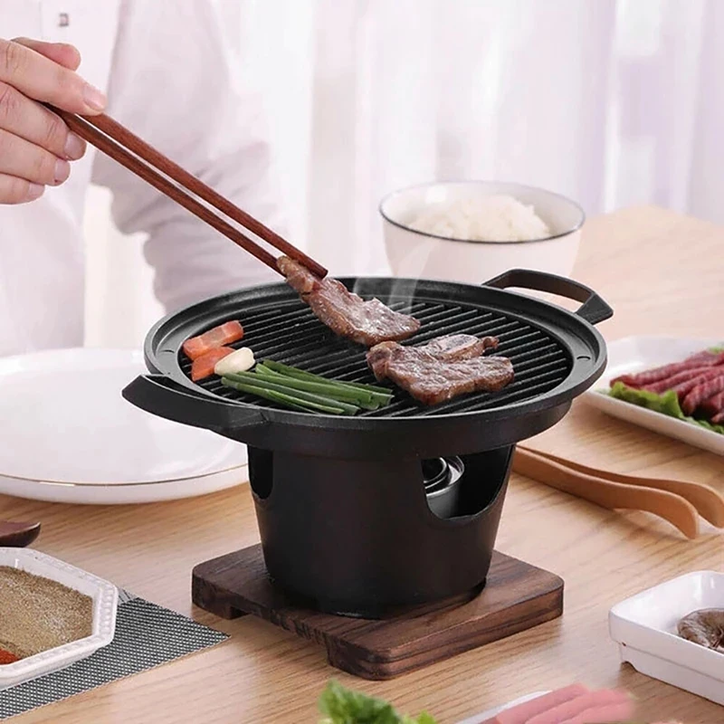 

LJL-One-Person Japanese Mini BBQ Grill Stove Home Smokeless Barbecue Grill Outdoor BBQ Oven Grills Portable Camping BBQ