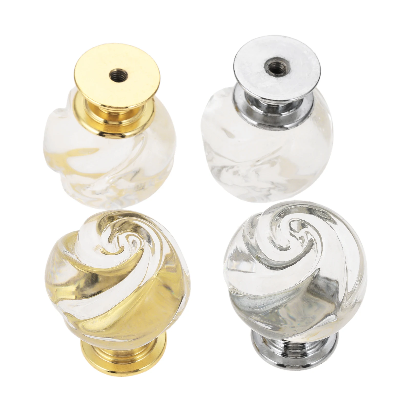 1 шт. прозрачная ручка в виде розы крученая форме цветка с винтом