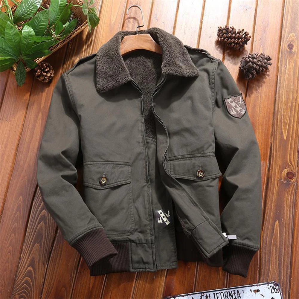 

KOODAO Winter Cotton-padding Men Luxury High Quality Clothing Fleece Tactical Jacket Us Military Jacket,Khaki/Green/Blue