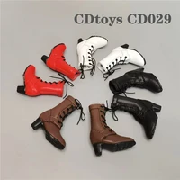 cdtoys cd029 16 scale fashion female high heel boots solid shoes martin boots model for 12 inches action figure body