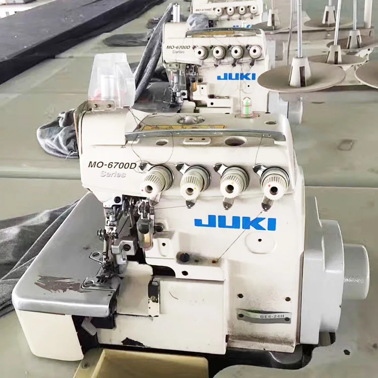 

New Original Industrial Overlock JUKIs 6716 Flat bed 5 thread sewing machine