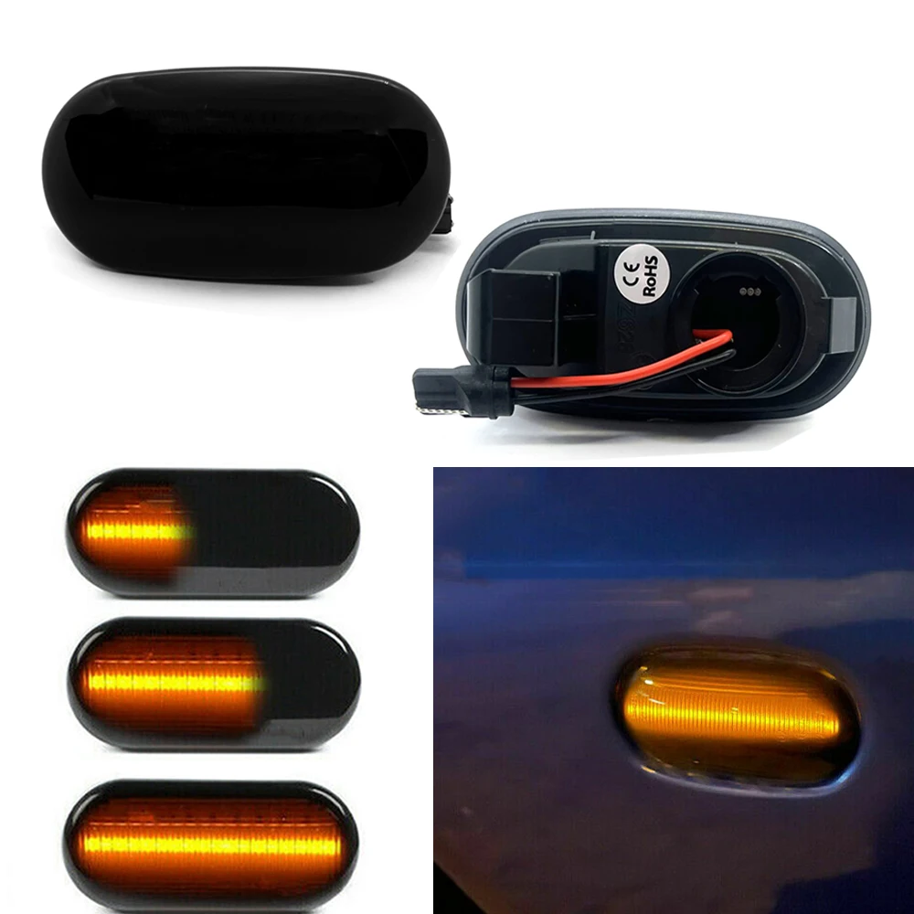 

Dynamic LED Side Marker Blinker Turn Signal Light Lamp For Mitsubishi Triton L200 2005-2015 Pajero Montero Sport Nativa 08-16