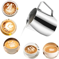 stainless steel milk frothing pitcher espresso steam coffee barista craft latte cappuccino milk cream cup frothing jug pitcher