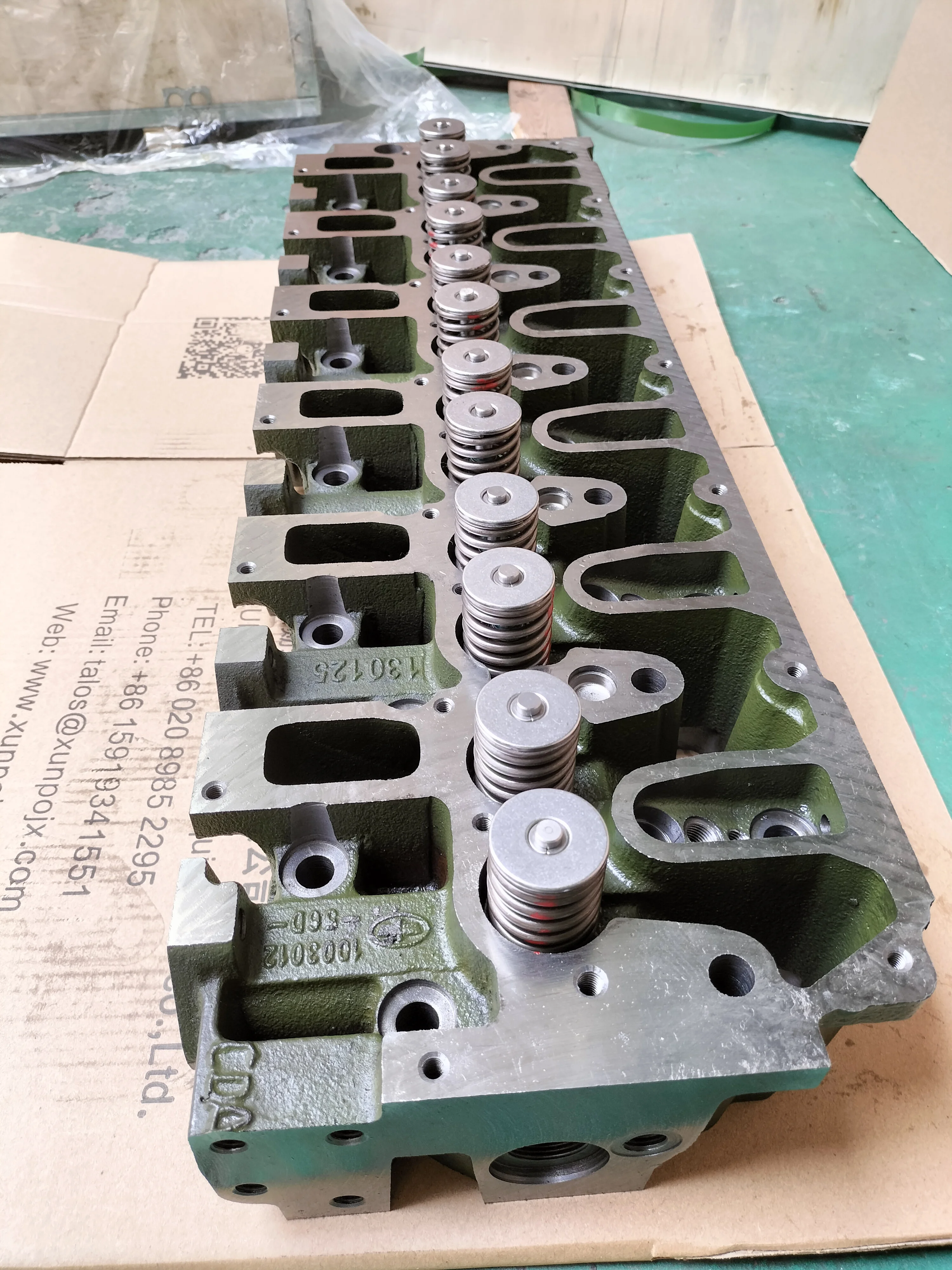 Детали двигателя DE12T DE12TIS до и после головки цилиндра