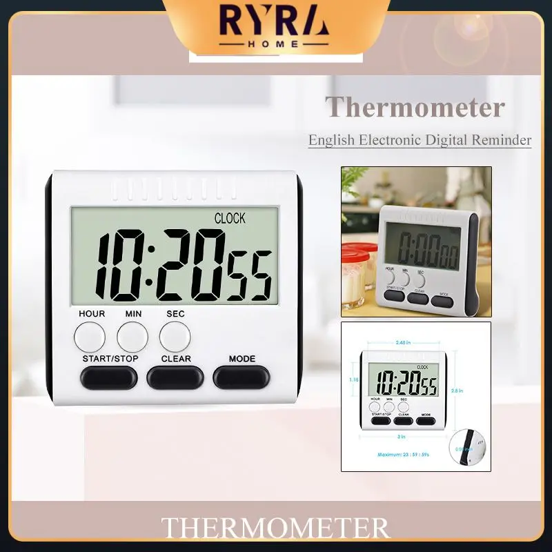 

Cooking Alarm Clock Count-down Up Multifunctional Kitchen Timer Reminder Tool Loud Alarm Kitchen Tools And Gadgets Magnet Clock