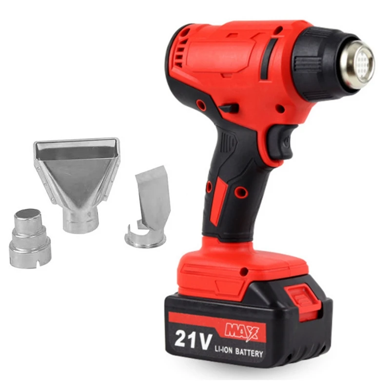 

Cordless Handheld Hot Air-Gun With 2 Nozzles Temperature Adjustable Electric Heat-Gun For Makita 18V Battery