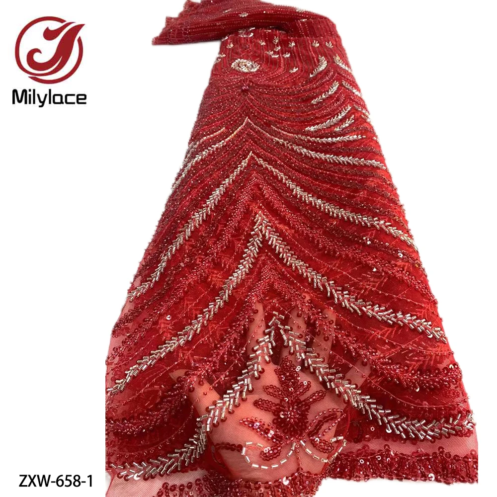 Новейшая африканская кружевная ткань высокого качества французское кружево с