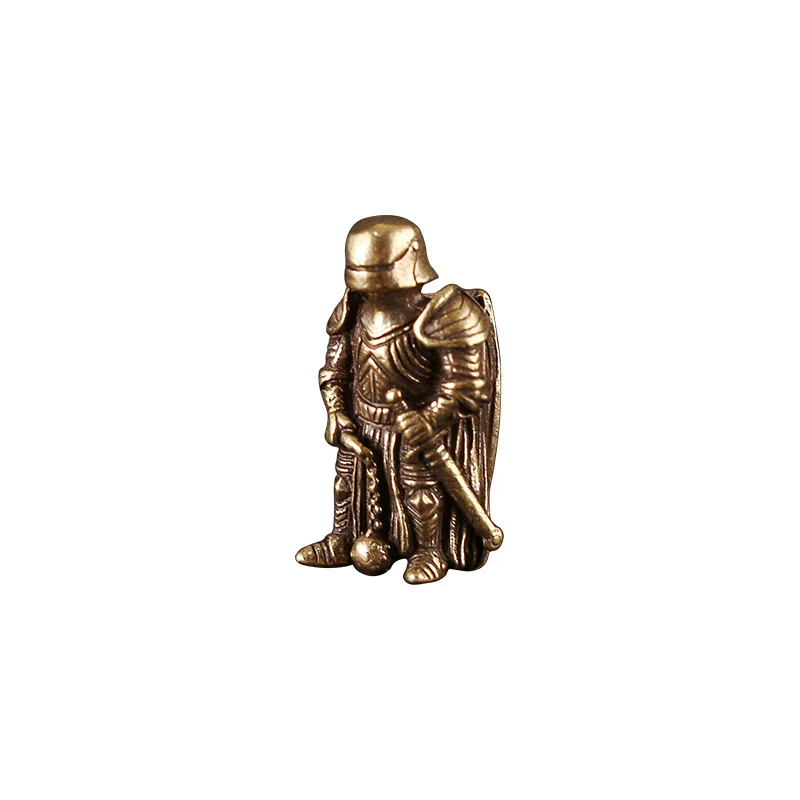

Armor Warrior Brass Knife Beads EDC DIY Paracord Handmade Woven Lanyard Pendants Black Metal Soldiers Outdoor Tools Accessories