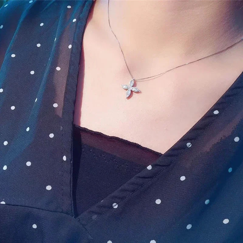 2024 изящное женское ожерелье с искусственным дизайном Женское Ожерелье для