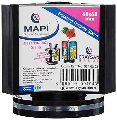 

Бренд: Multi Direction. Камень баннера. Вращающийся 3 Ceph.68X68 Syh Категория: Настольный Органайзер