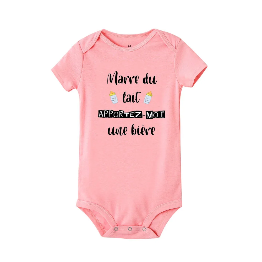 Tired of Milk Bring Me A Beer Baby Rompers Babies Toddler Infant Jumpsuit Boy&girls One-piece Newborn Ropa Bebe Clothing Costume images - 6