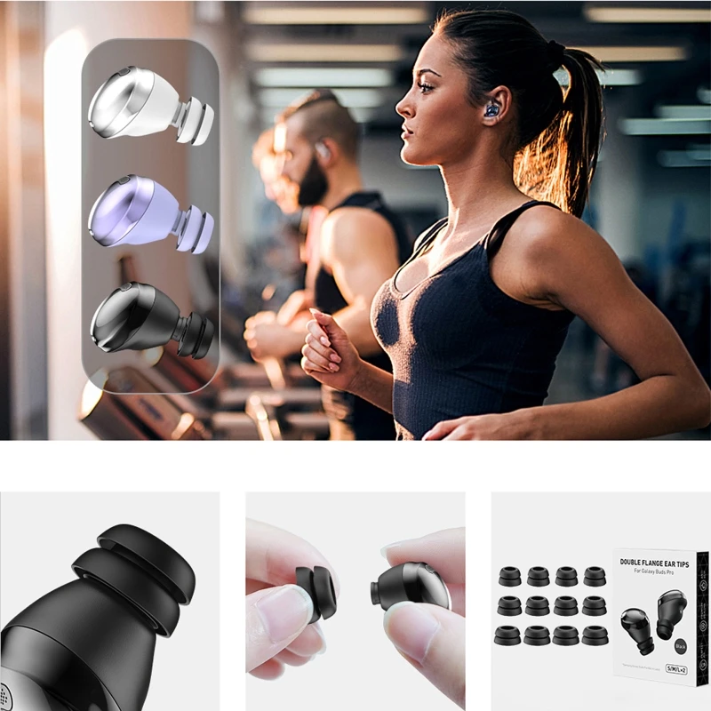 

Noise Reduction Silicone Earplugs Anti-noise Ear Plugs Compatible with Galaxy Buds Pro Earphone Ear Tips Easy to Use